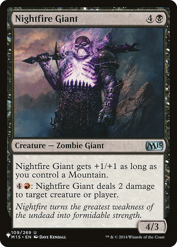 Nightfire Giant [The List Reprints] | GrognardGamesBatavia