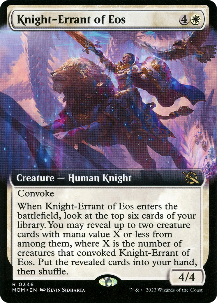 Knight-Errant of Eos (Extended Art) [March of the Machine] | GrognardGamesBatavia