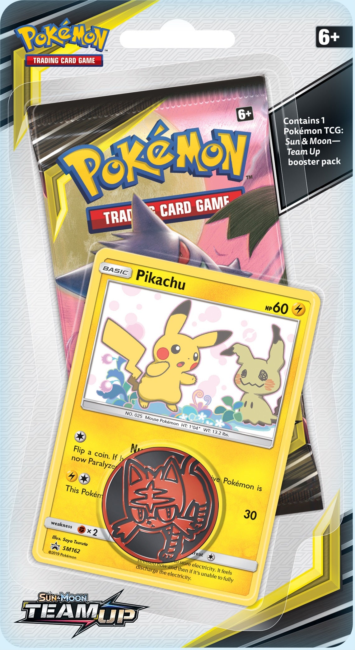 Sun & Moon: Team Up - Single Pack Blister (Pikachu) | GrognardGamesBatavia