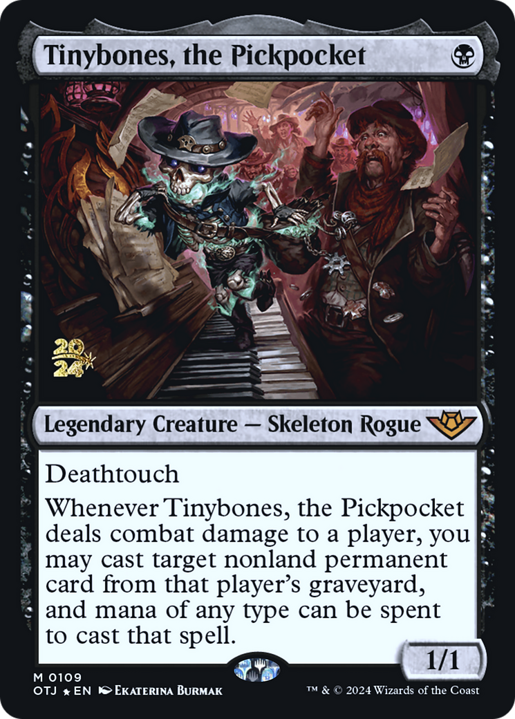 Tinybones, the Pickpocket [Outlaws of Thunder Junction Prerelease Promos] | GrognardGamesBatavia