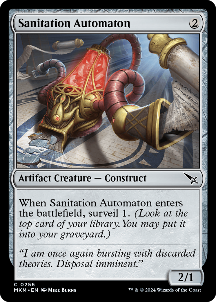 Sanitation Automaton [Murders at Karlov Manor] | GrognardGamesBatavia