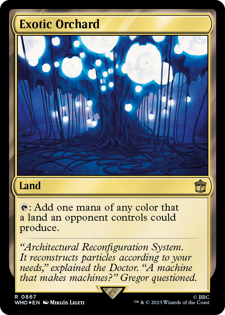 Exotic Orchard (Surge Foil) [Doctor Who] | GrognardGamesBatavia