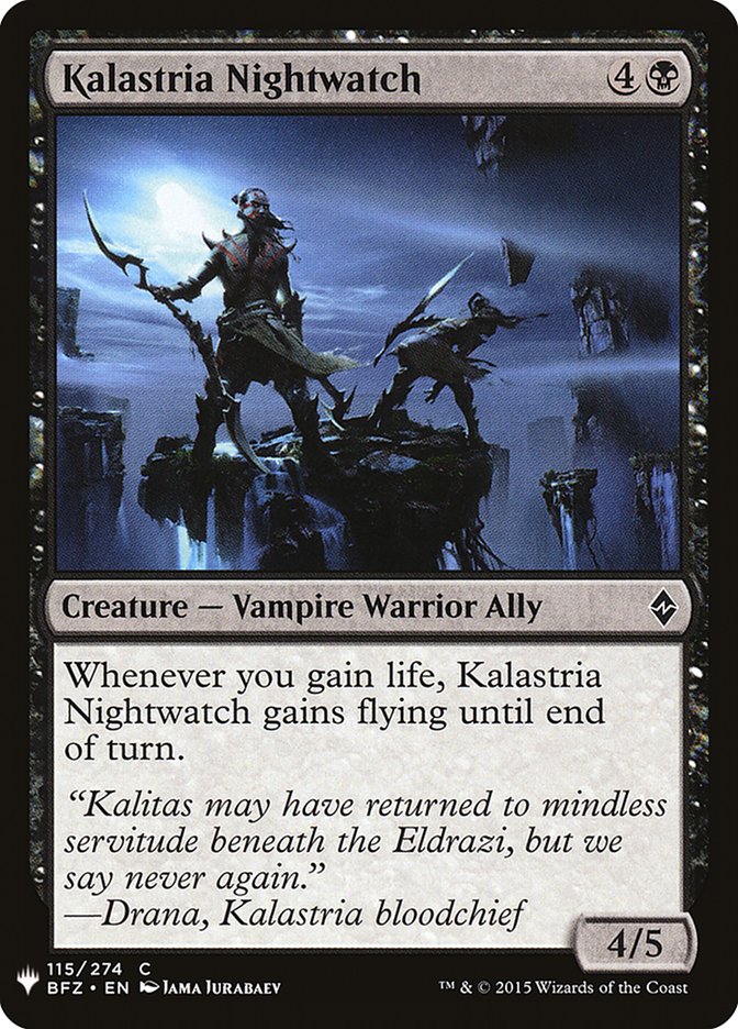 Kalastria Nightwatch [Mystery Booster] | GrognardGamesBatavia