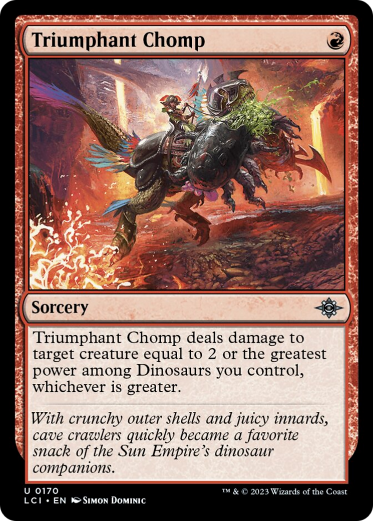 Triumphant Chomp [The Lost Caverns of Ixalan] | GrognardGamesBatavia