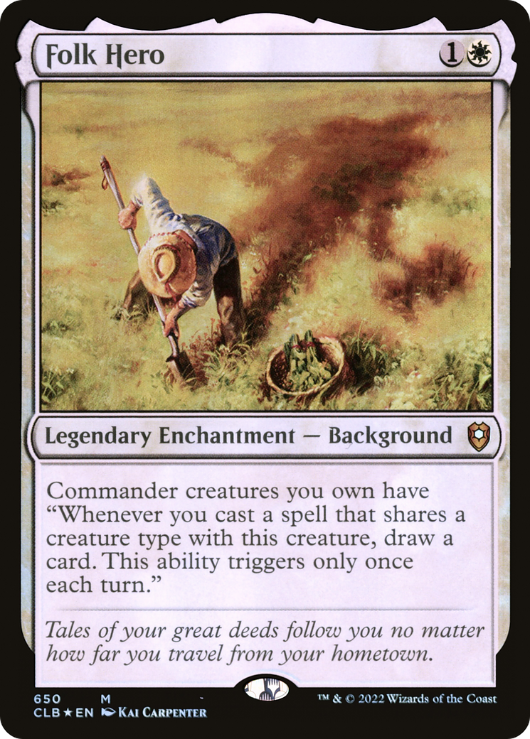 Folk Hero [Commander Legends: Battle for Baldur's Gate] | GrognardGamesBatavia