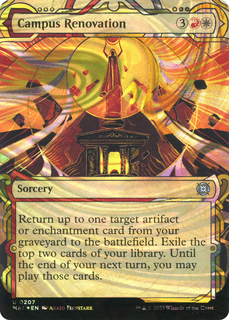 Campus Renovation (Showcase Halo Foil) [March of the Machine: The Aftermath] | GrognardGamesBatavia