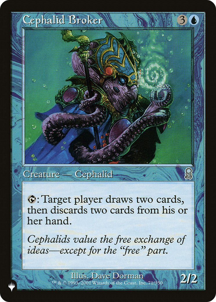 Cephalid Broker [The List Reprints] | GrognardGamesBatavia