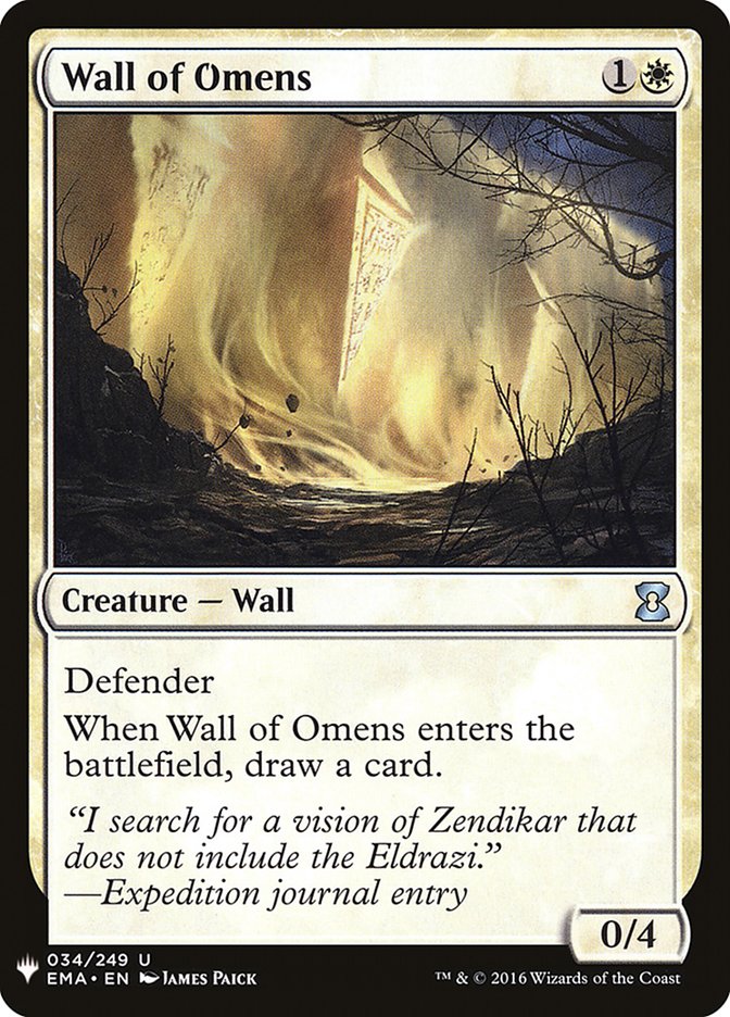 Wall of Omens [Mystery Booster] | GrognardGamesBatavia