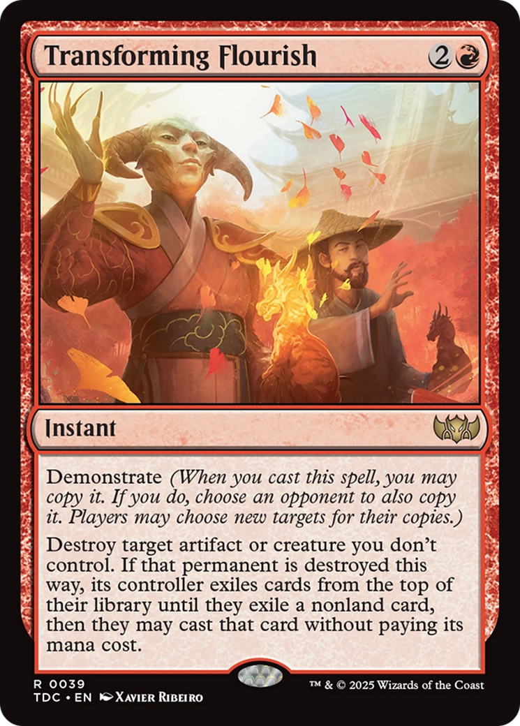 Transforming Flourish [Tarkir: Dragonstorm Commander] | GrognardGamesBatavia