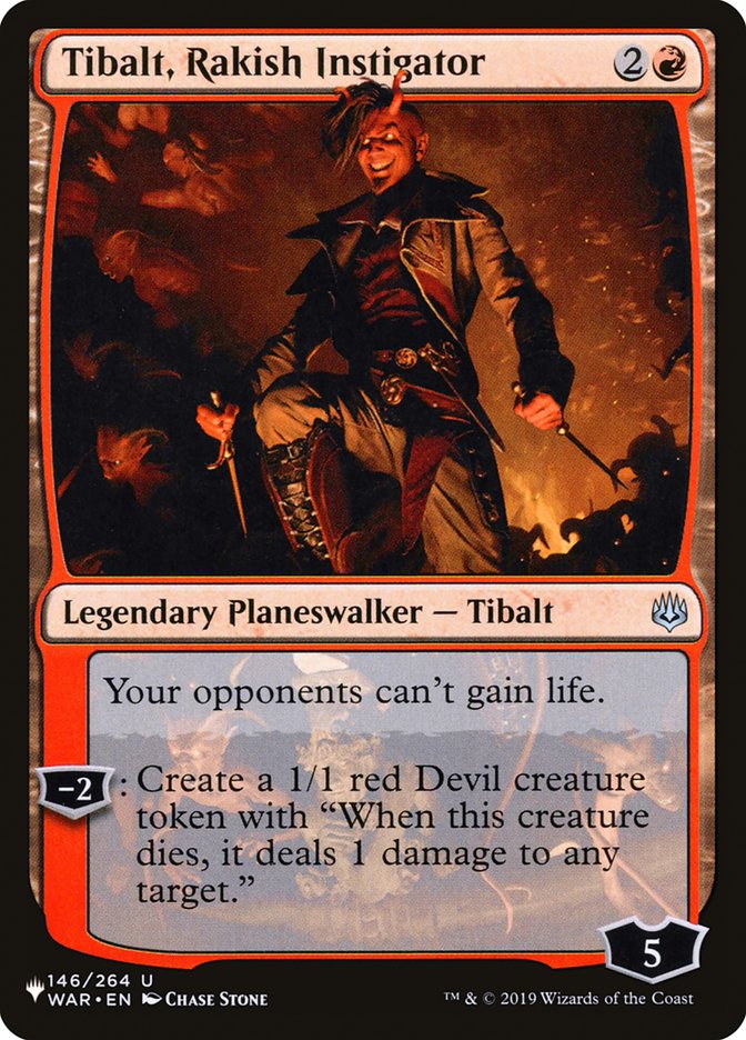 Tibalt, Rakish Instigator [The List] | GrognardGamesBatavia