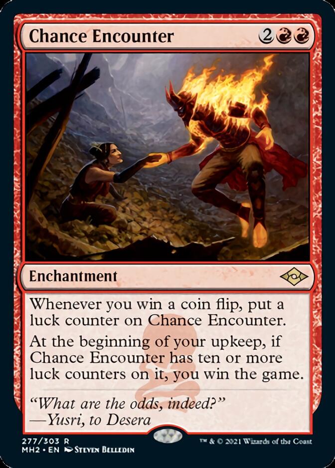 Chance Encounter (Foil Etched) [Modern Horizons] | GrognardGamesBatavia