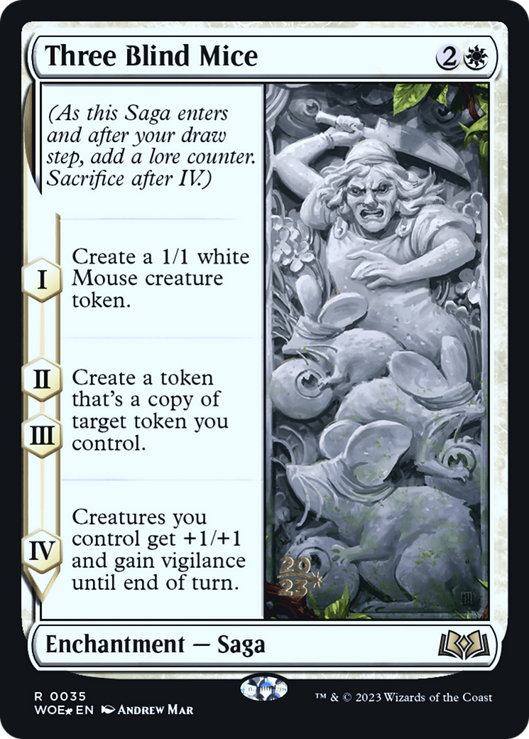 Three Blind Mice [Wilds of Eldraine Prerelease Promos] | GrognardGamesBatavia