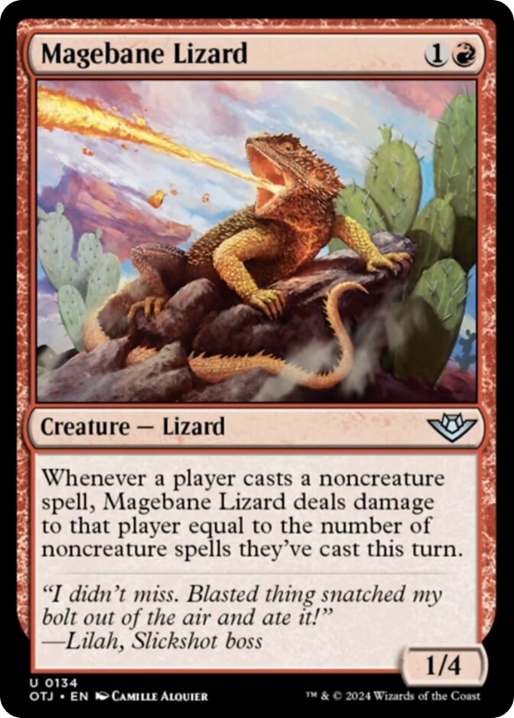 Magebane Lizard [Outlaws of Thunder Junction] | GrognardGamesBatavia