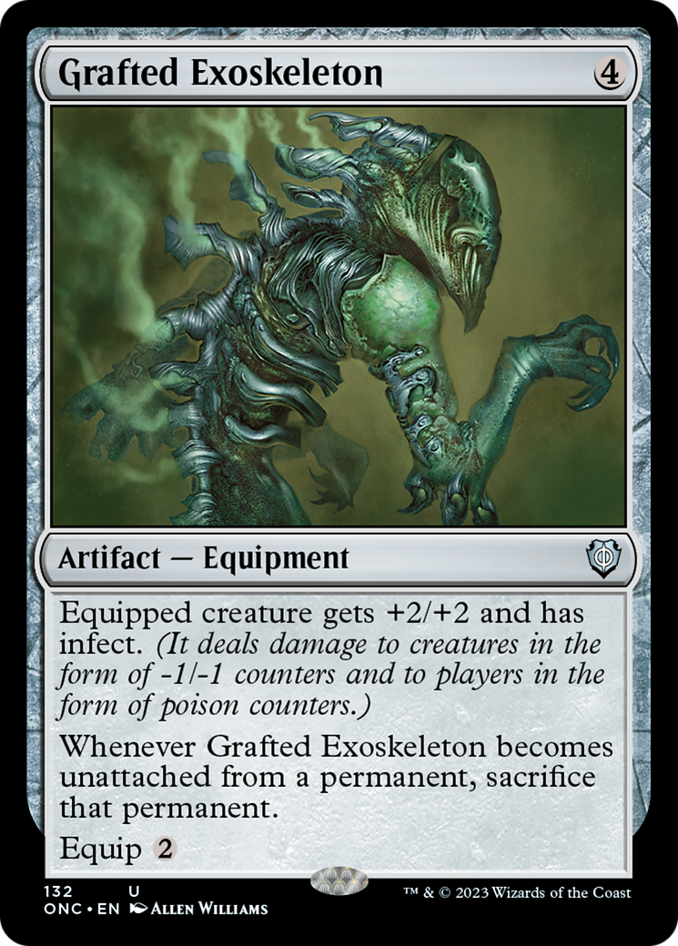 Grafted Exoskeleton [Phyrexia: All Will Be One Commander] | GrognardGamesBatavia