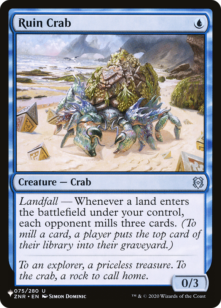 Ruin Crab [The List Reprints] | GrognardGamesBatavia