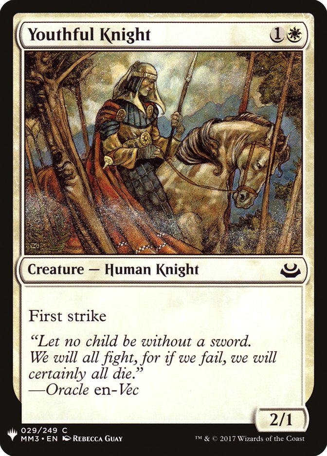 Youthful Knight [Mystery Booster] | GrognardGamesBatavia