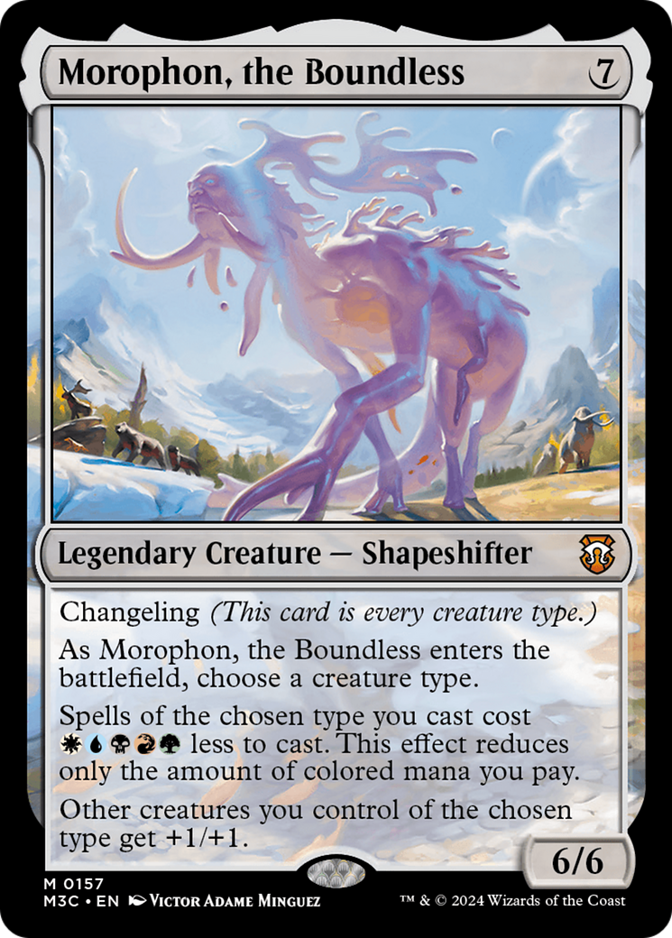 Morophon, the Boundless (Ripple Foil) [Modern Horizons 3 Commander] | GrognardGamesBatavia