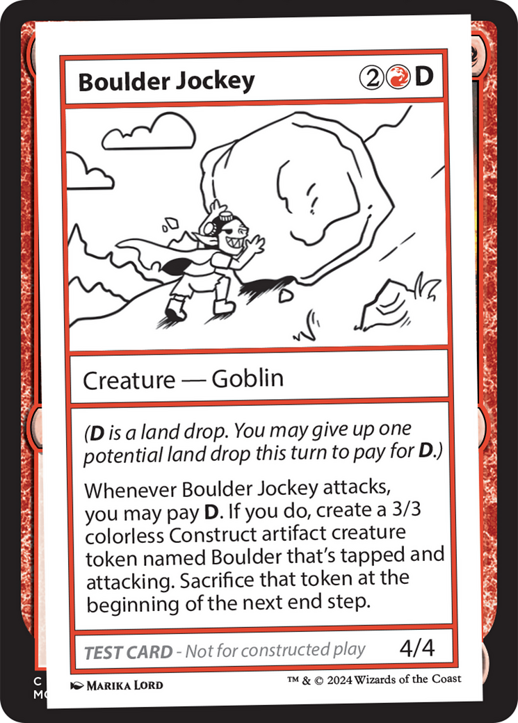 Boulder Jockey [Mystery Booster 2 Playtest Cards] | GrognardGamesBatavia