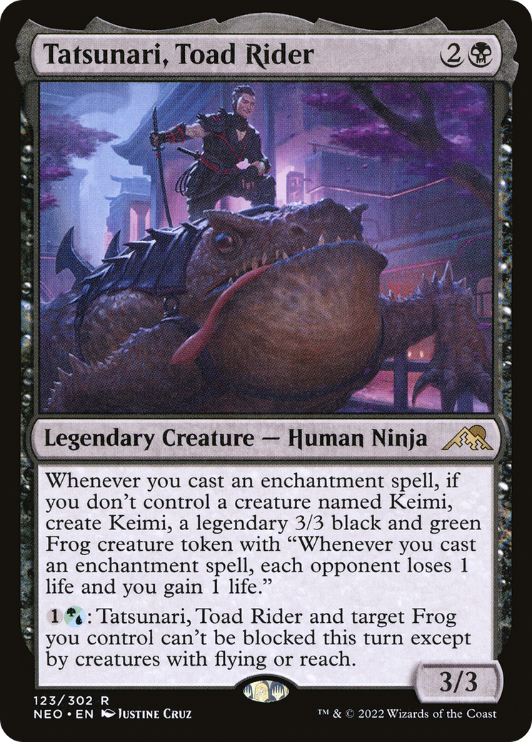 Tatsunari, Toad Rider [Kamigawa: Neon Dynasty] | GrognardGamesBatavia