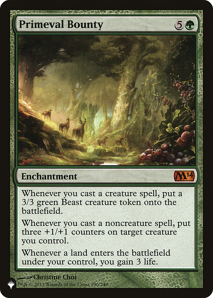 Primeval Bounty [The List] | GrognardGamesBatavia