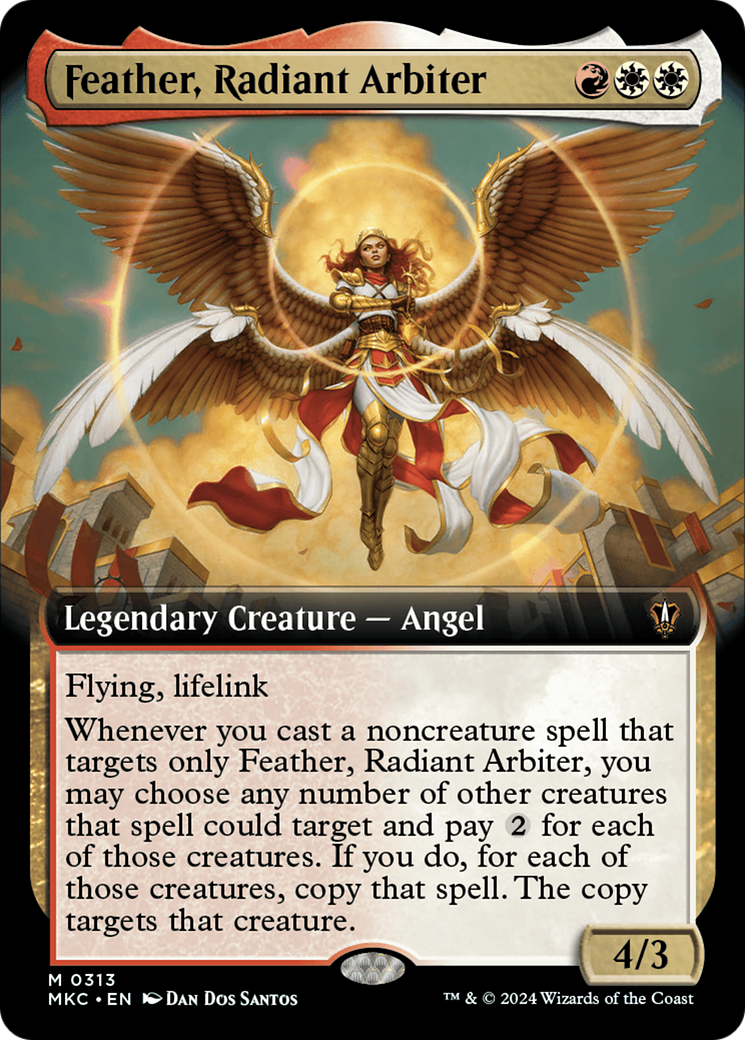 Feather, Radiant Arbiter (Extended Art) [Murders at Karlov Manor Commander] | GrognardGamesBatavia