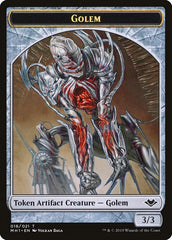 Goblin (010) // Golem (018) Double-Sided Token [Modern Horizons Tokens] | GrognardGamesBatavia