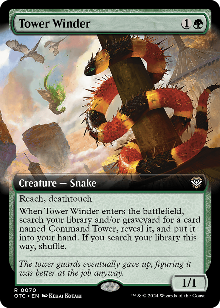 Tower Winder (Extended Art) [Outlaws of Thunder Junction Commander] | GrognardGamesBatavia