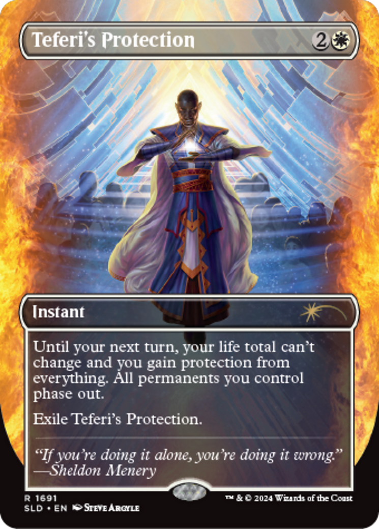 Teferi's Protection (1691) [Secret Lair: Sheldon's Spellbook] | GrognardGamesBatavia