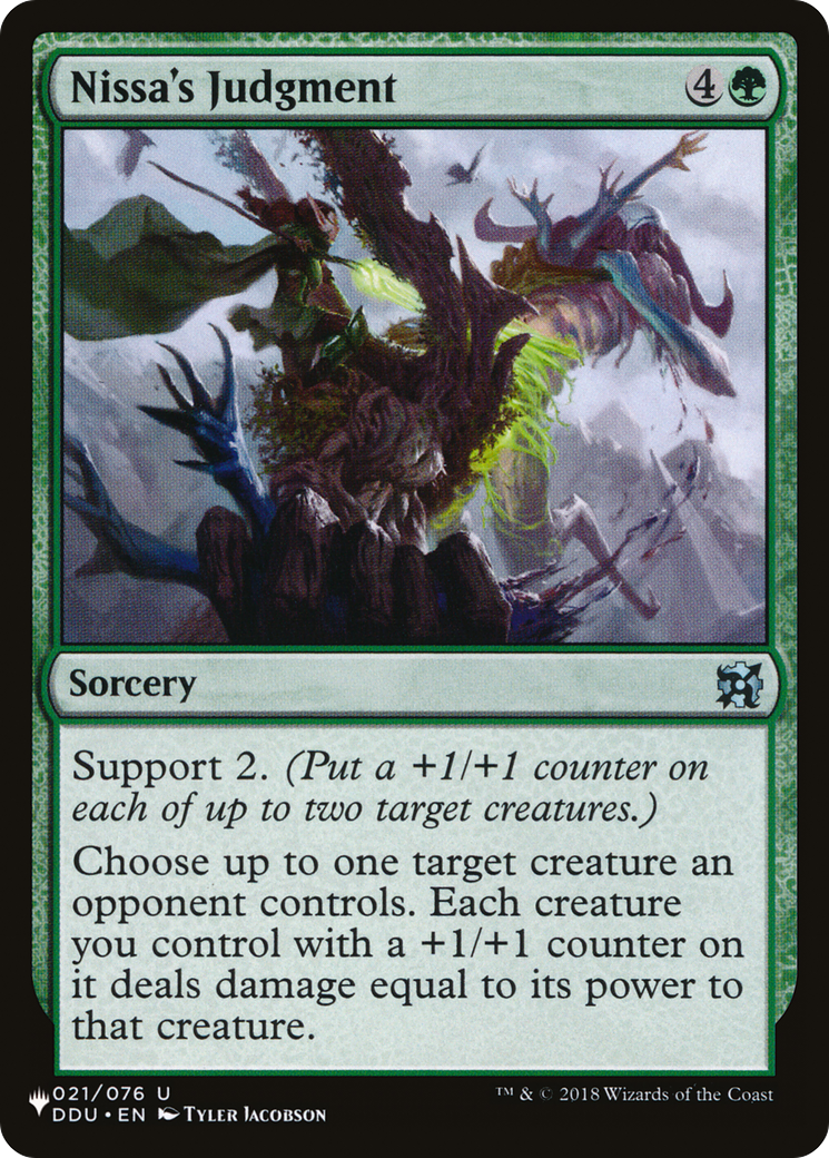 Nissa's Judgment [The List Reprints] | GrognardGamesBatavia