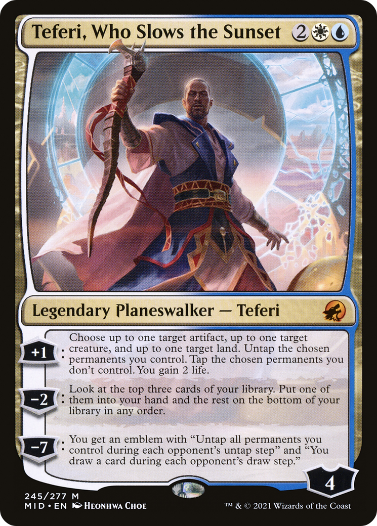 Teferi, Who Slows the Sunset [Innistrad: Midnight Hunt] | GrognardGamesBatavia