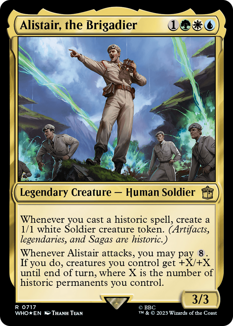 Alistair, the Brigadier (Surge Foil) [Doctor Who] | GrognardGamesBatavia