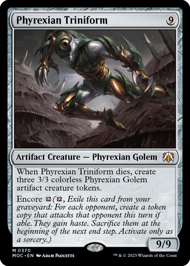 Phyrexian Triniform [March of the Machine Commander] | GrognardGamesBatavia