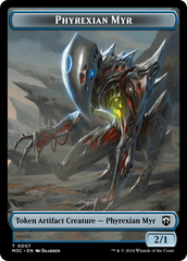 Phyrexian Myr // Servo Double-Sided Token [Modern Horizons 3 Commander Tokens] | GrognardGamesBatavia