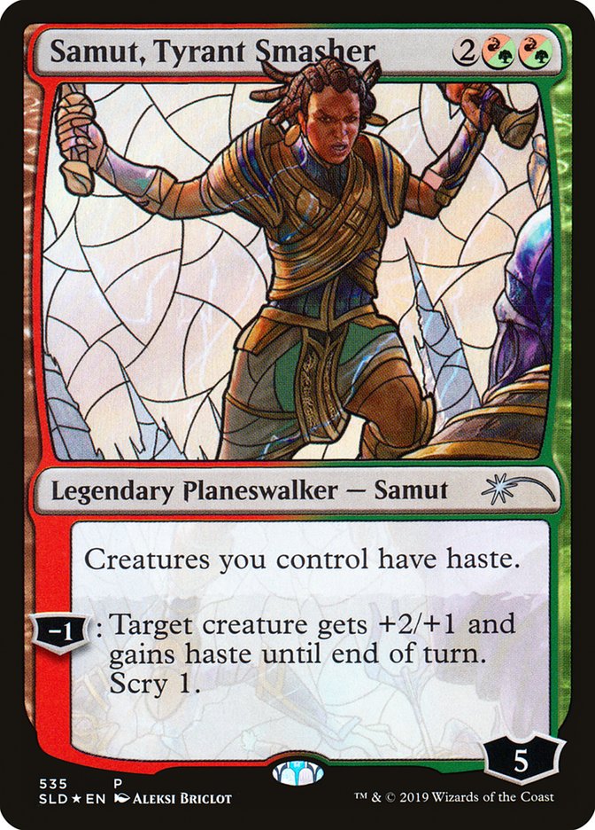 Samut, Tyrant Smasher (Stained Glass) [Secret Lair Drop Promos] | GrognardGamesBatavia