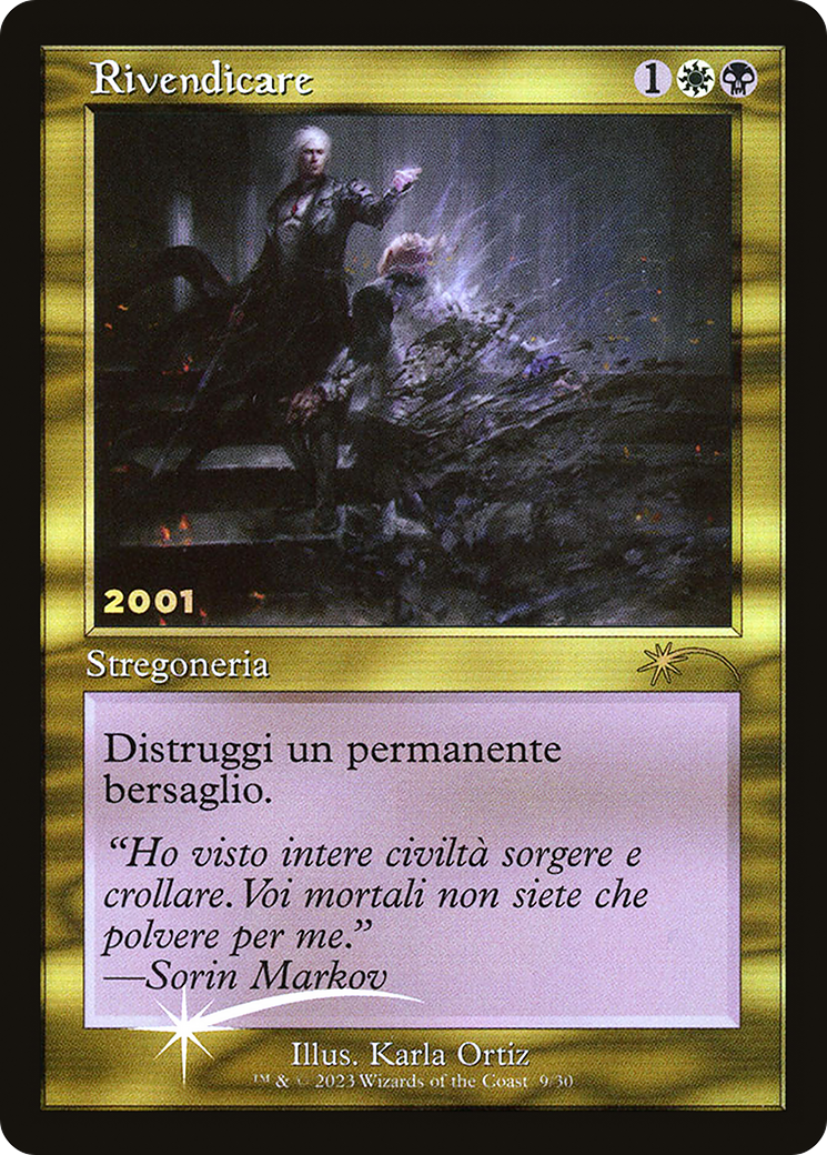 Rivendicare (Vindicate) [30th Anniversary Promos] | GrognardGamesBatavia