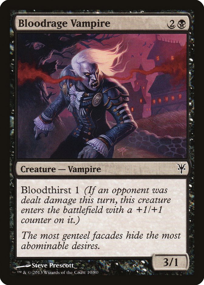 Bloodrage Vampire [Duel Decks: Sorin vs. Tibalt] | GrognardGamesBatavia