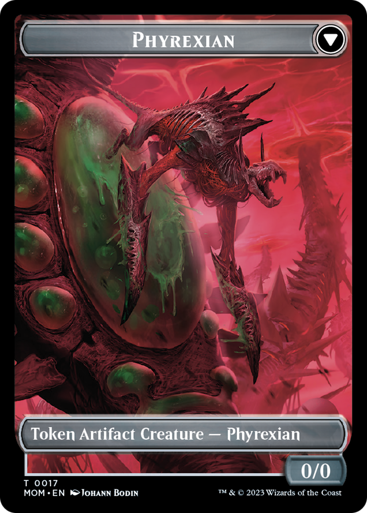 Incubator // Phyrexian (17) Double-Sided Token [March of the Machine Tokens] | GrognardGamesBatavia