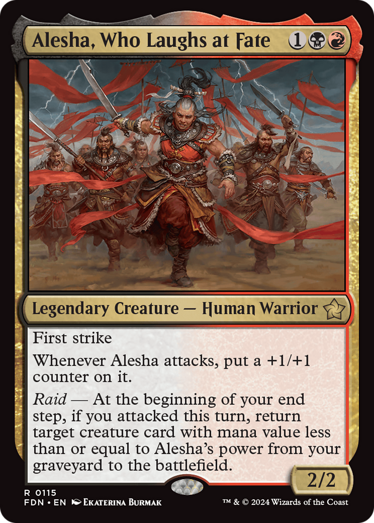 Alesha, Who Laughs at Fate [Foundations] | GrognardGamesBatavia