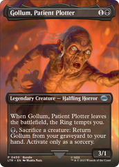 Gollum, Patient Plotter (Borderless Alternate Art) [The Lord of the Rings: Tales of Middle-Earth] | GrognardGamesBatavia