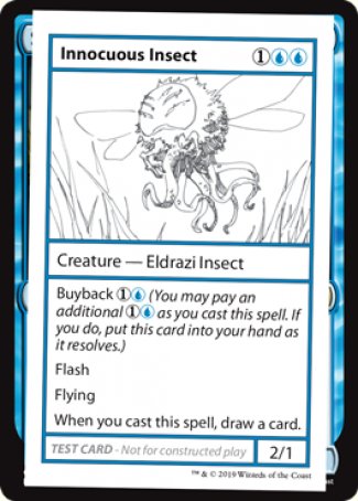 Innocuous Insect (2021 Edition) [Mystery Booster Playtest Cards] | GrognardGamesBatavia