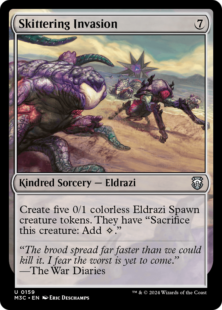 Skittering Invasion (Ripple Foil) [Modern Horizons 3 Commander] | GrognardGamesBatavia