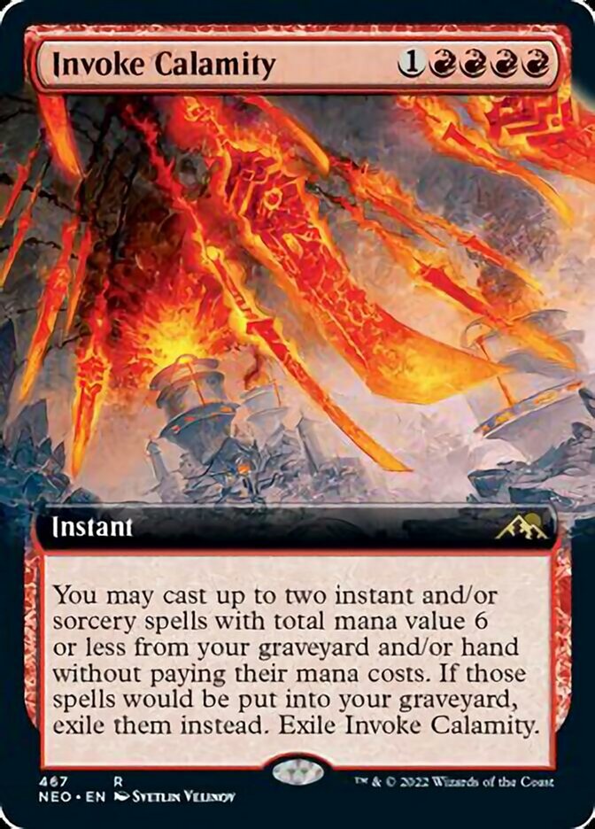 Invoke Calamity (Extended Art) [Kamigawa: Neon Dynasty] | GrognardGamesBatavia