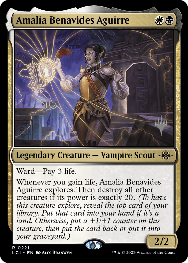 Amalia Benavides Aguirre (Promo Pack) [The Lost Caverns of Ixalan Promos] | GrognardGamesBatavia