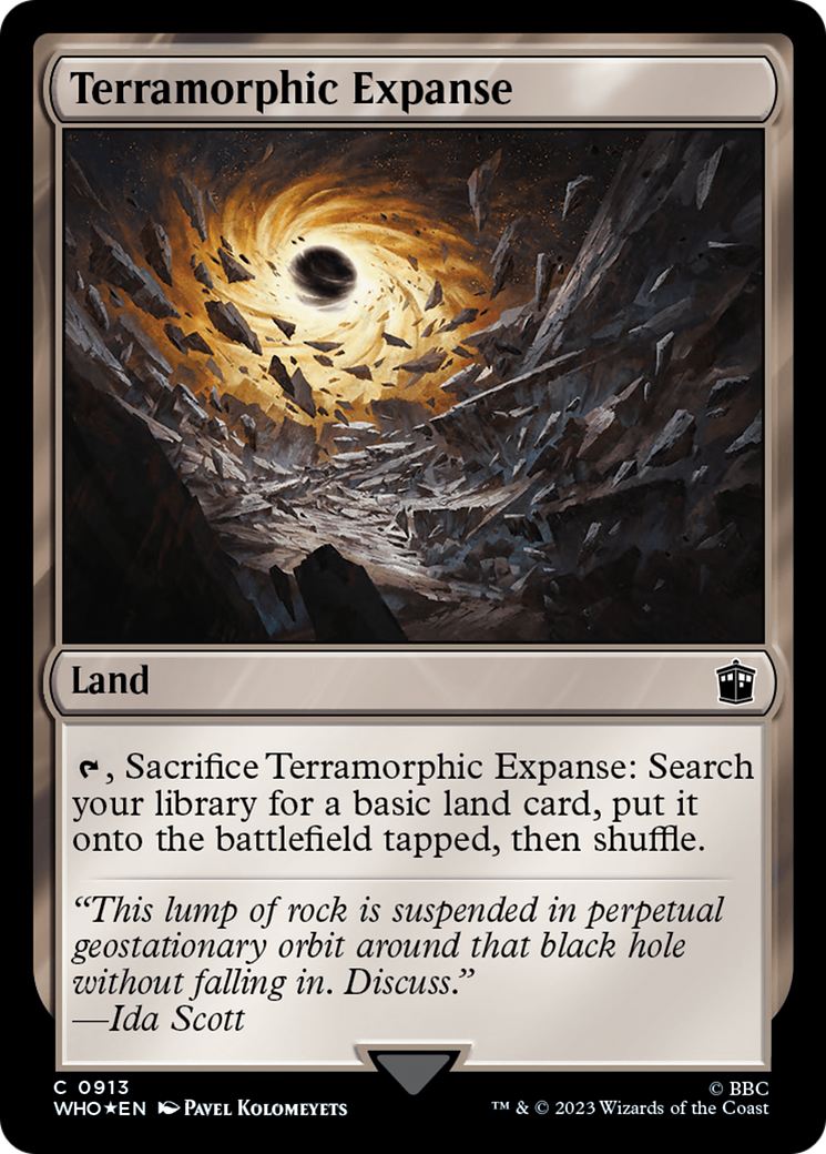 Terramorphic Expanse (Surge Foil) [Doctor Who] | GrognardGamesBatavia