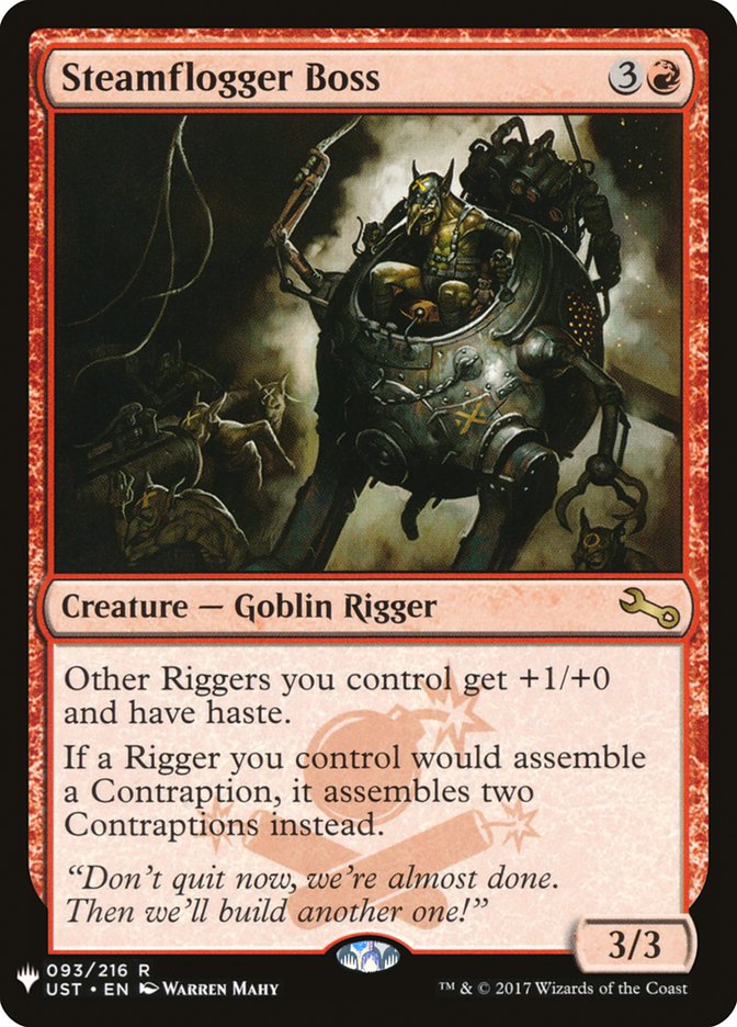 Steamflogger Boss [The List] | GrognardGamesBatavia