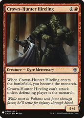 Crown-Hunter Hireling [Mystery Booster] | GrognardGamesBatavia