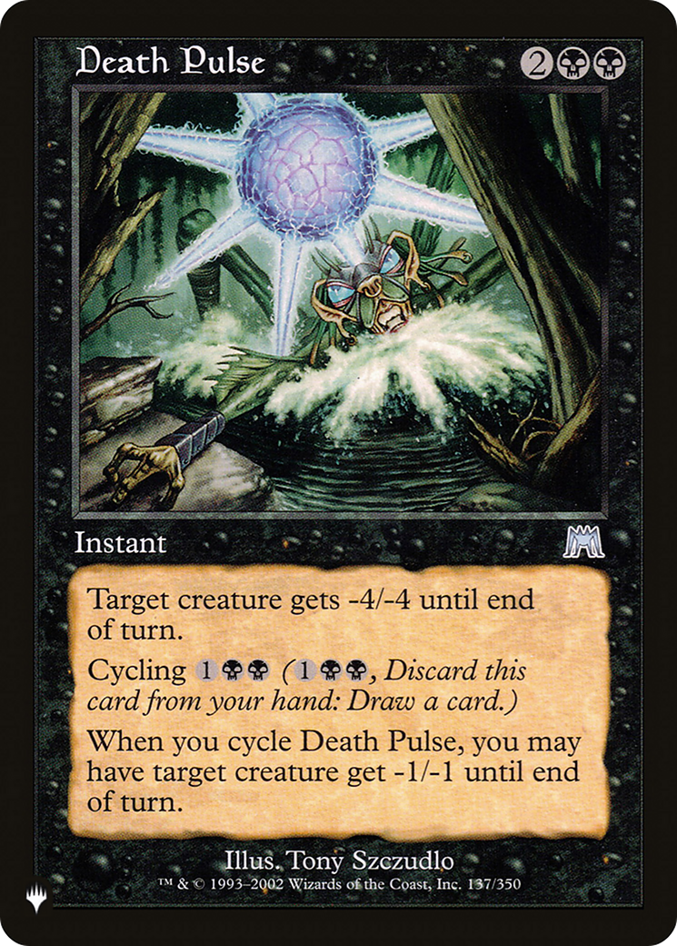 Death Pulse [The List] | GrognardGamesBatavia