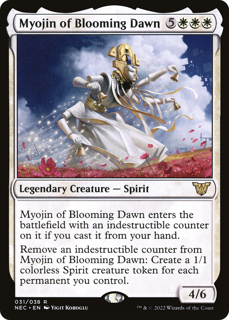 Myojin of Blooming Dawn [Kamigawa: Neon Dynasty Commander] | GrognardGamesBatavia