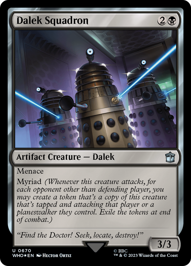 Dalek Squadron (Surge Foil) [Doctor Who] | GrognardGamesBatavia