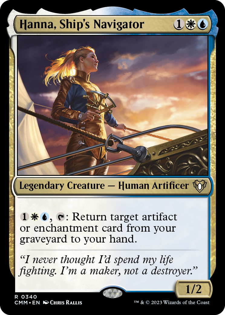 Hanna, Ship's Navigator [Commander Masters] | GrognardGamesBatavia